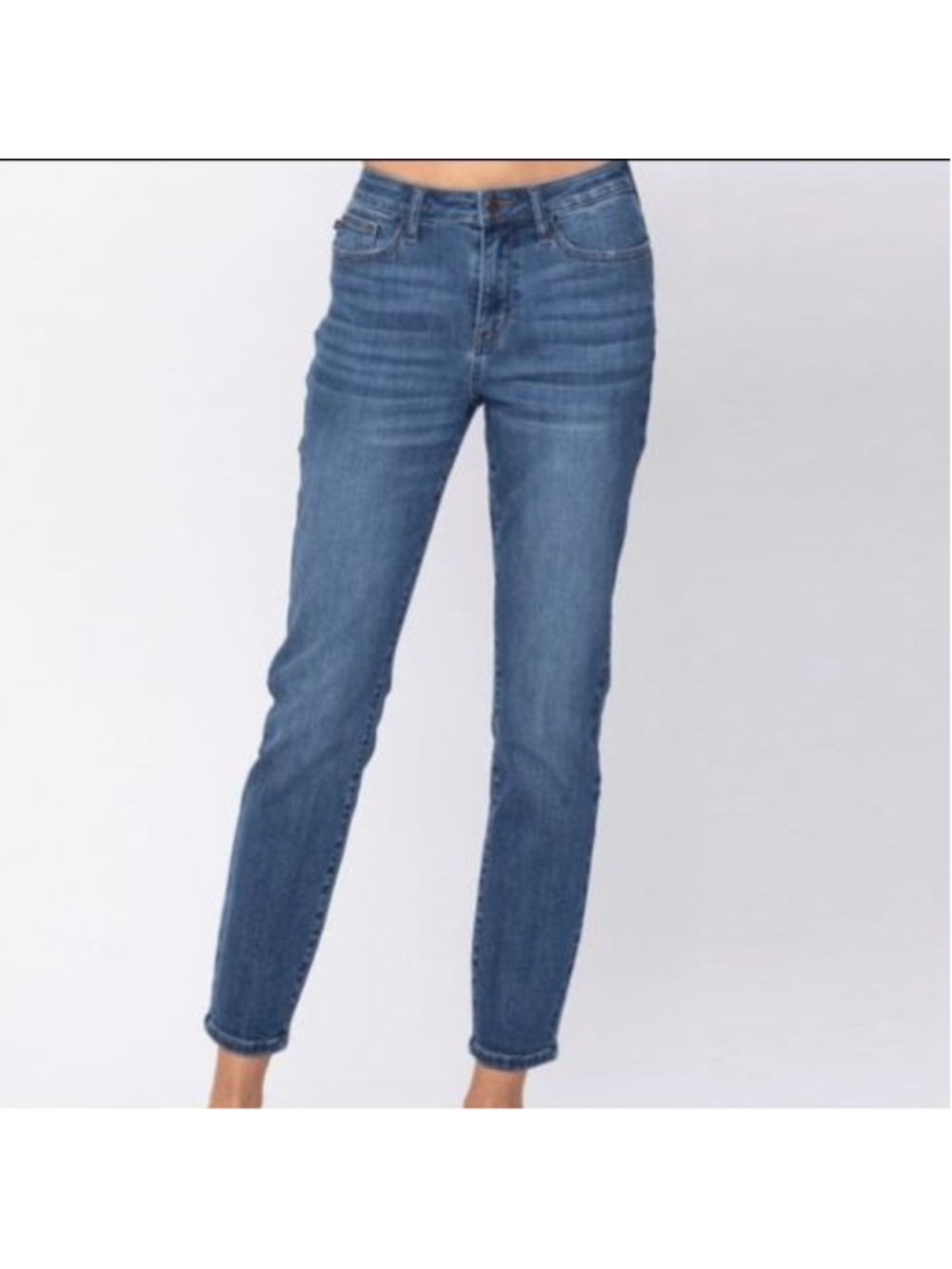 Judy Blue High Waisted Boyfriend Fit Blue Jeans Size 28 - Picture 2 of 13